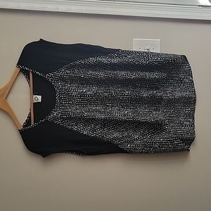 EUC Anthropologie Akemi + Kin Meuse Black and White Blouse